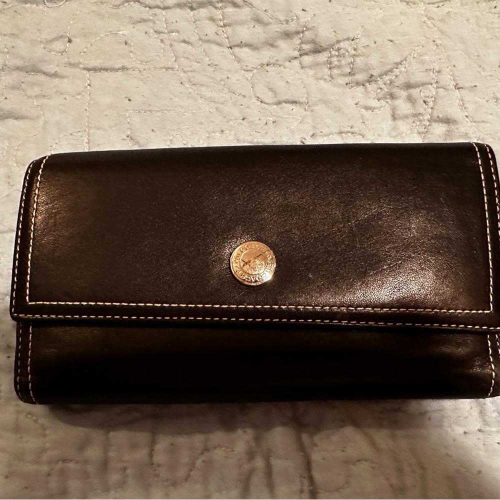 Authentic Coach black leather wallet